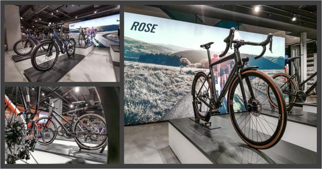 ROSE Bikes bei engelhorn der besondere Showroom