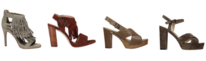 Sandalen hoch