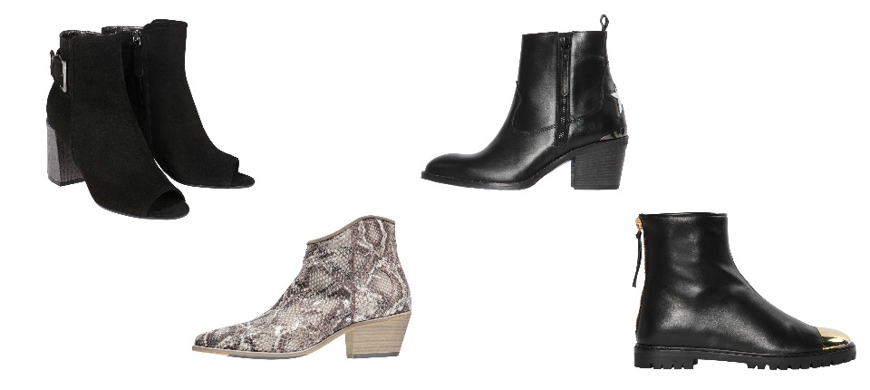 Collage Ankle Boots