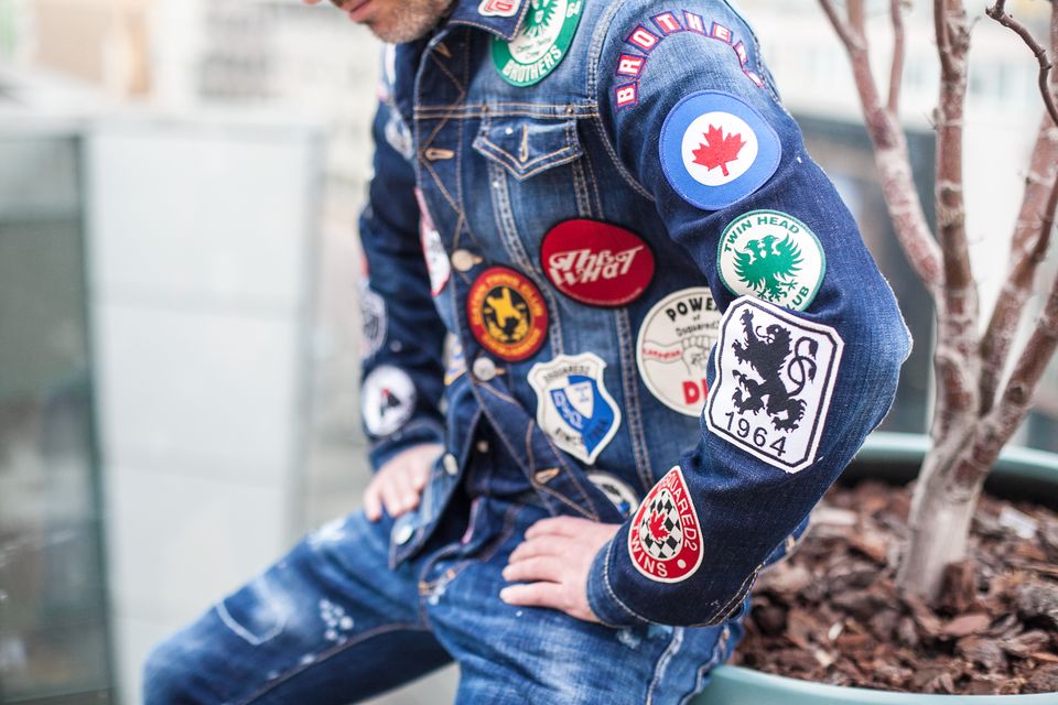 Dsquared2 Patches Jeansjacke