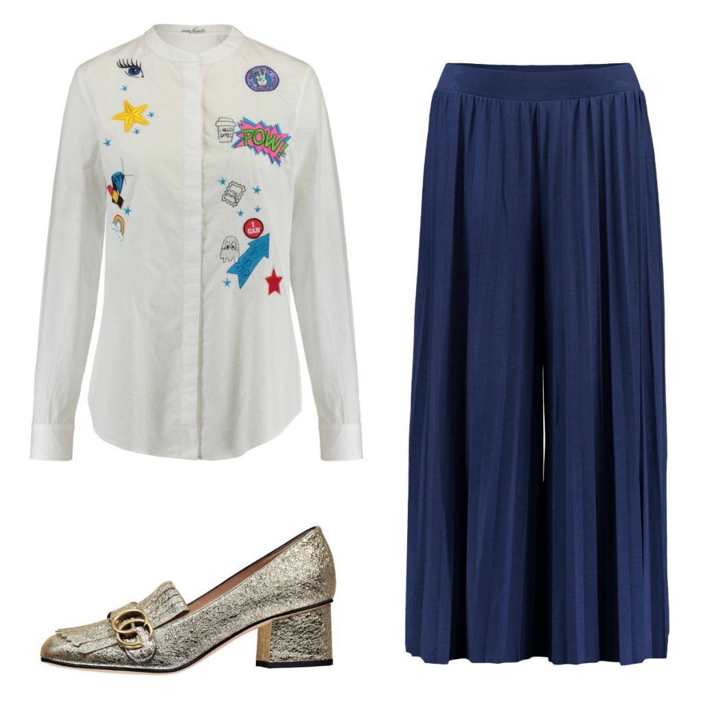 Collage Culotte Look