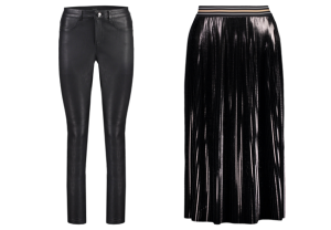 Schwarze Lederhose und Rock von Riani