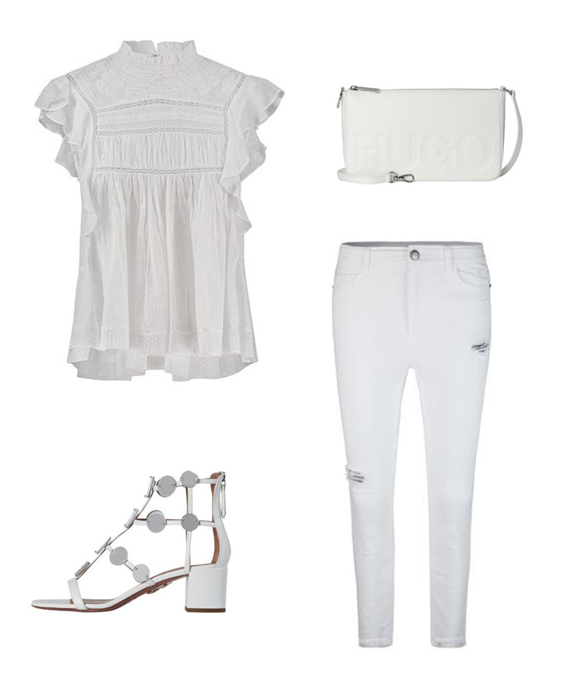 All white everything Luxus Outfit