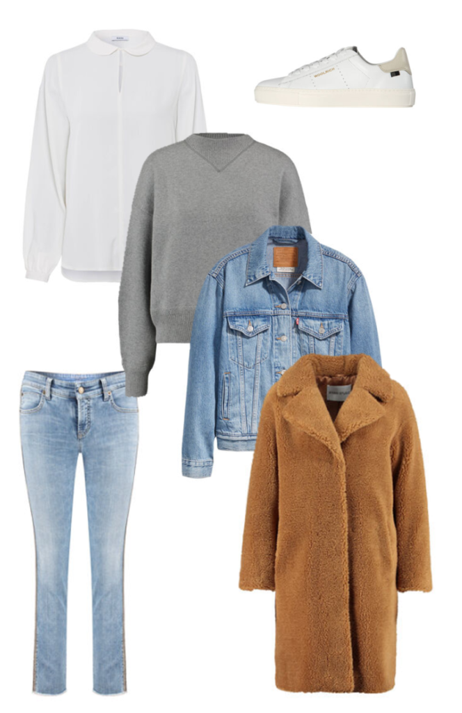 Layering Jeansjacke