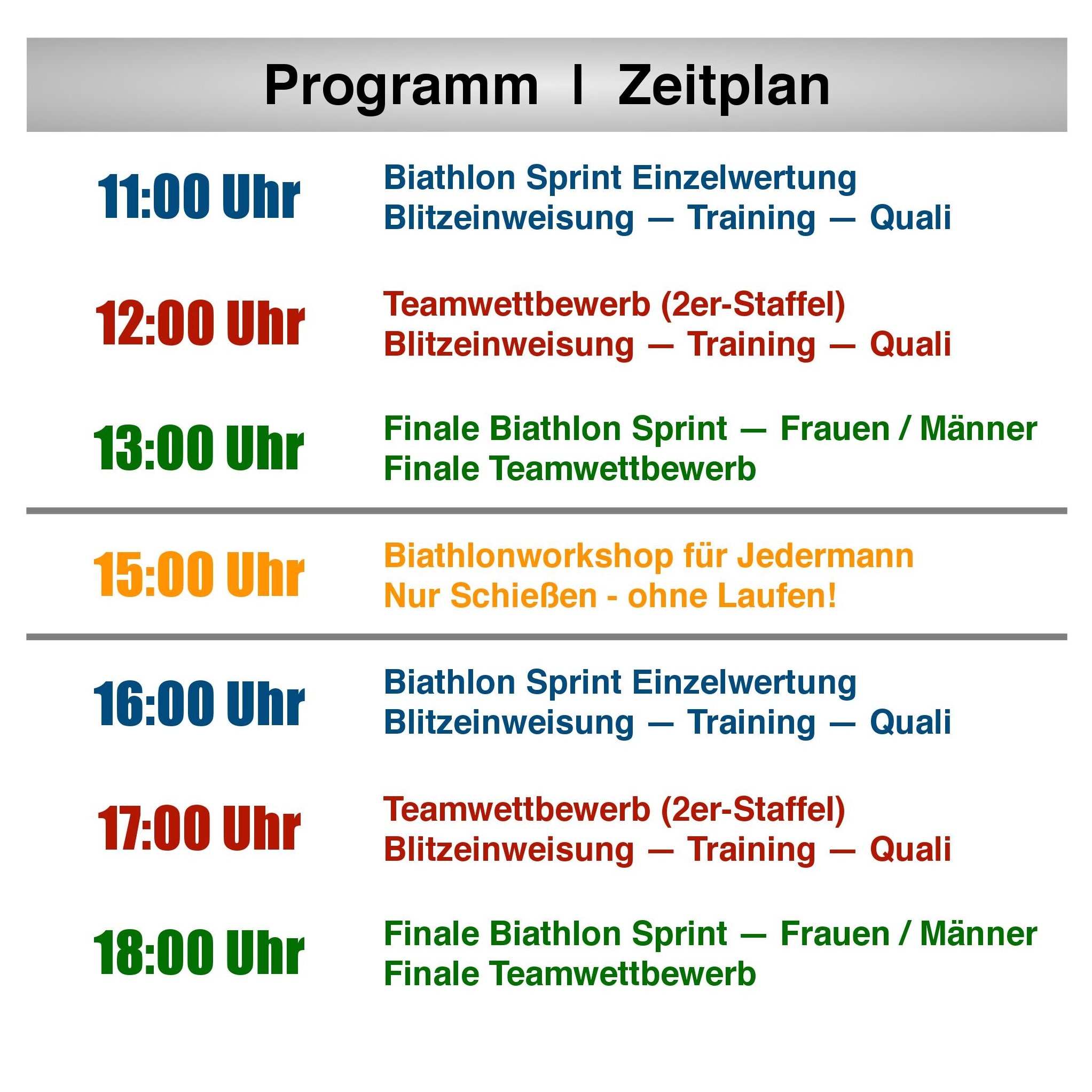 Engelhorn City Biathlon
