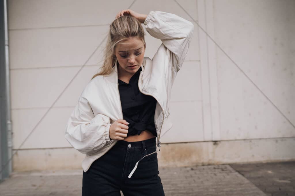 Übergangsjacke Blouson Outfitinspiration