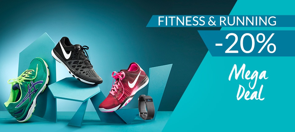 20% Extra-Rabatt auf Fitness&Running