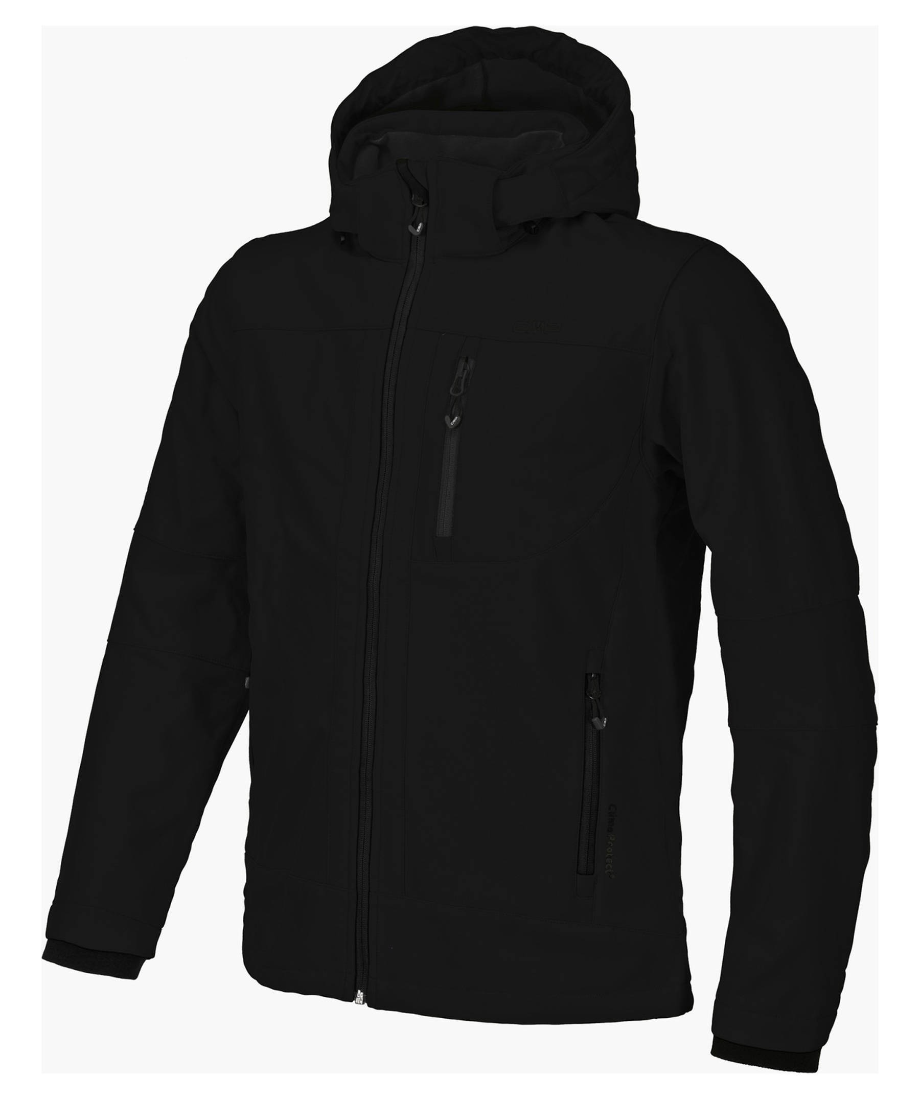 CMP Herren Softshelljacke mit Kapuze Men Softshell Jacket Zip Hood
