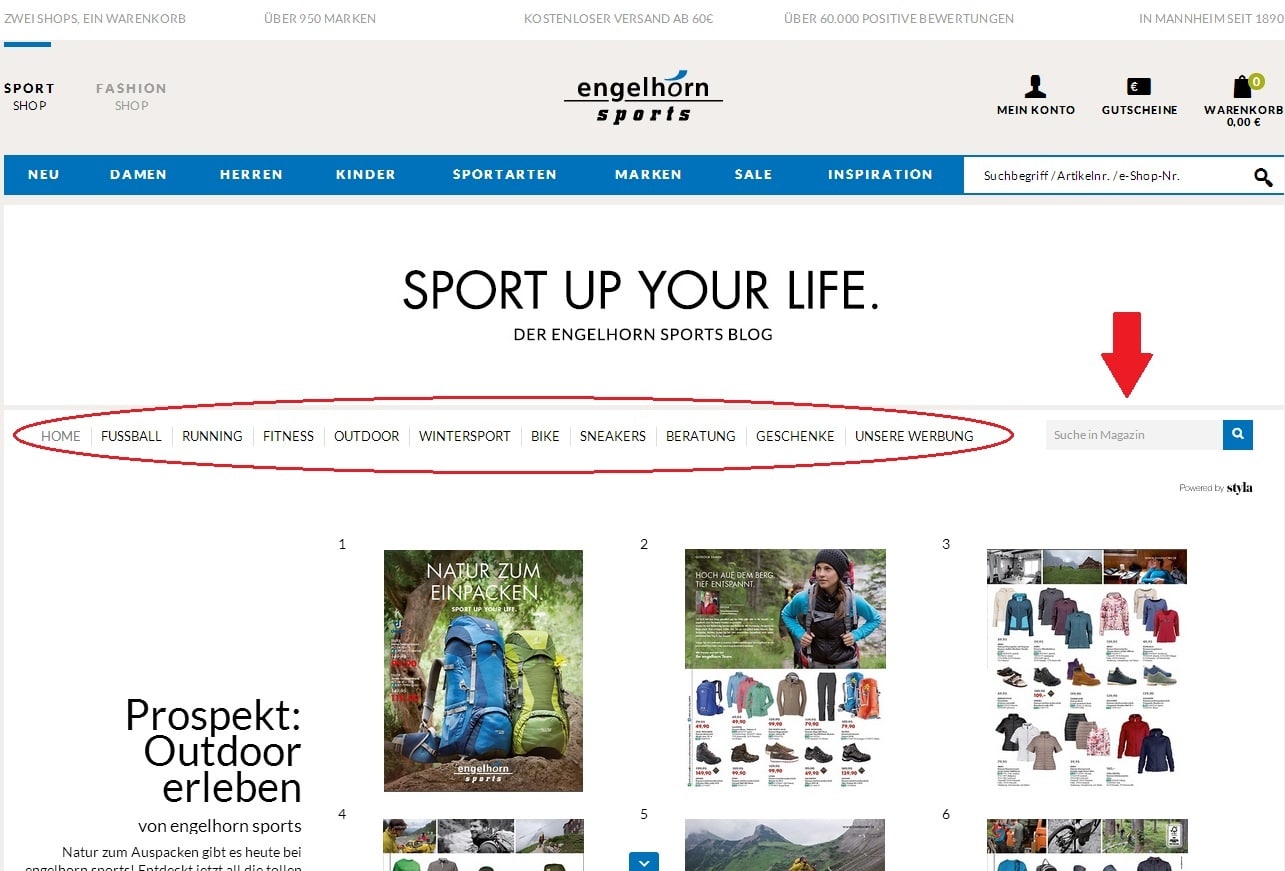 Sport Up Your Life im neuen Look