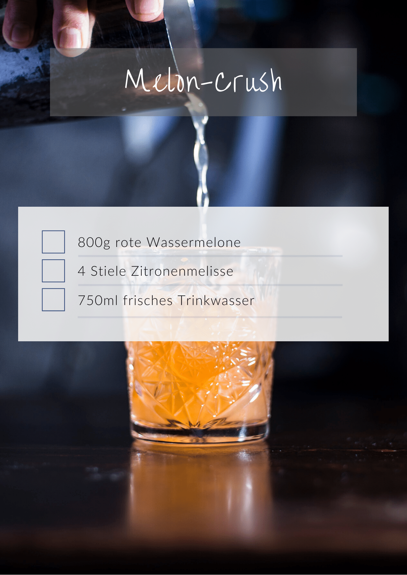 Gesunde cocktails für silvester