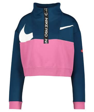 Blau Pinker Pullover Damen Nike