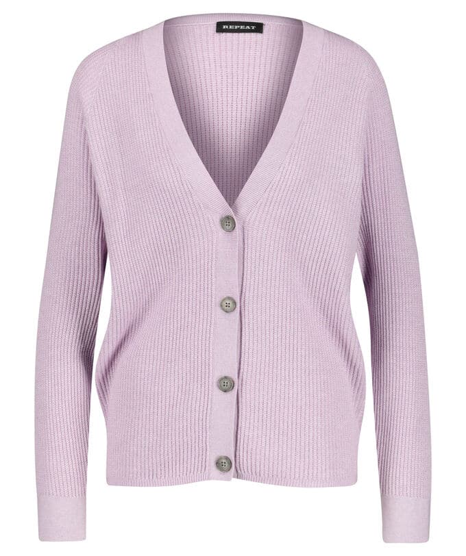 Repeat Strickjacke flieder