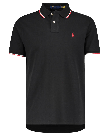 Polo Ralph Lauren Poloshirt Custom Fit schwarz