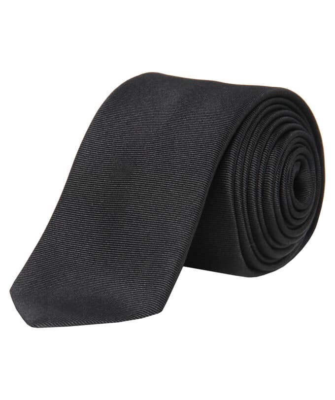 Hugo Herren Seiden-Krawatte schwarz
