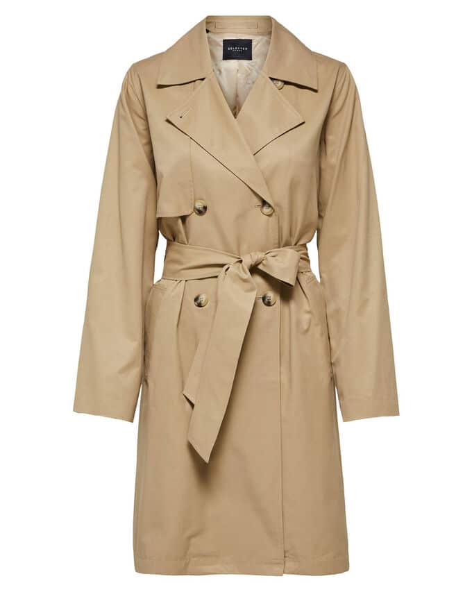 Selected Femme Trenchcoat sand