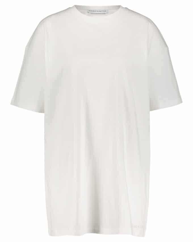 Karo Kauer Shirt Oversized weiß