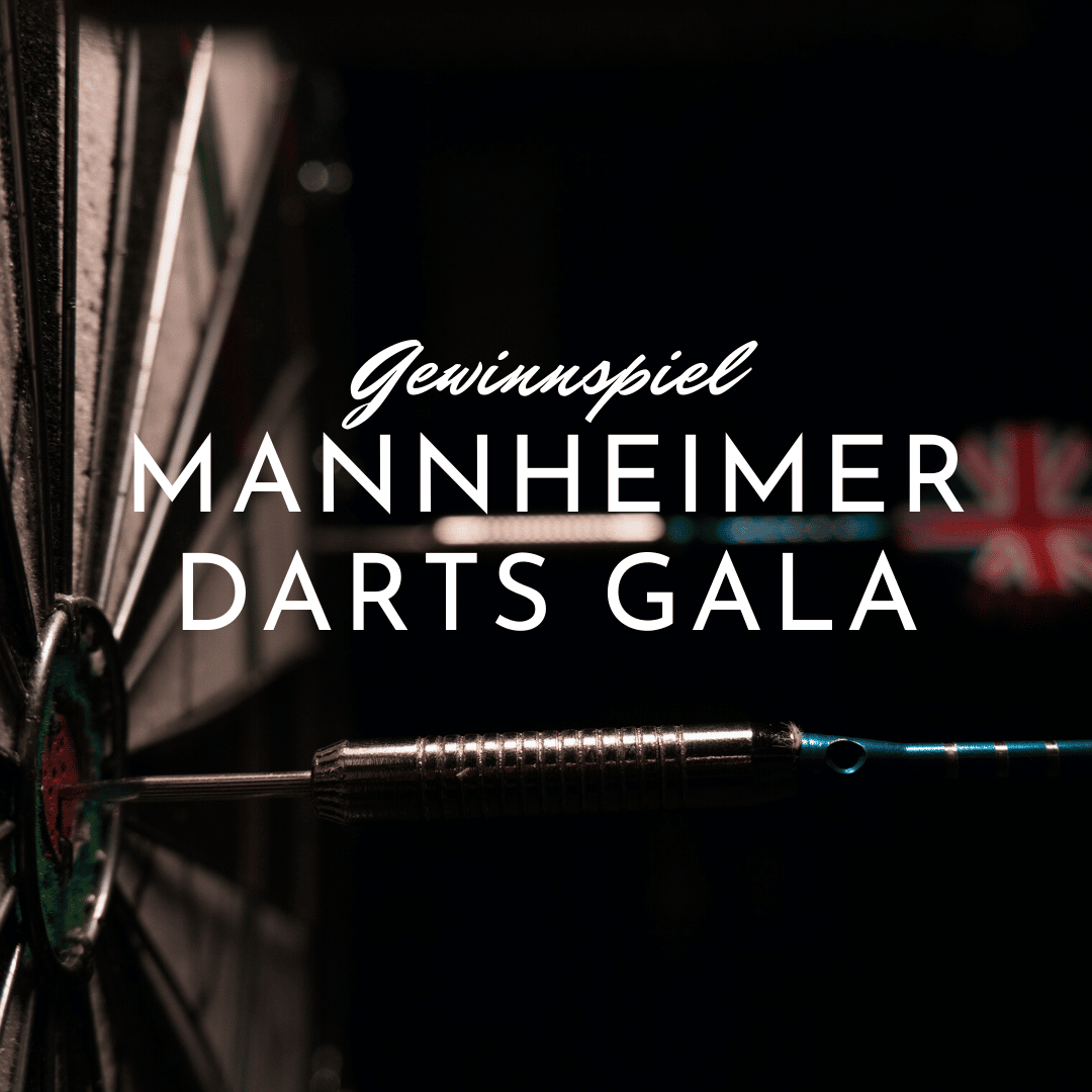 Teilnahmebedingungen Gewinnspiel 1. Mannheimer Darts Gala